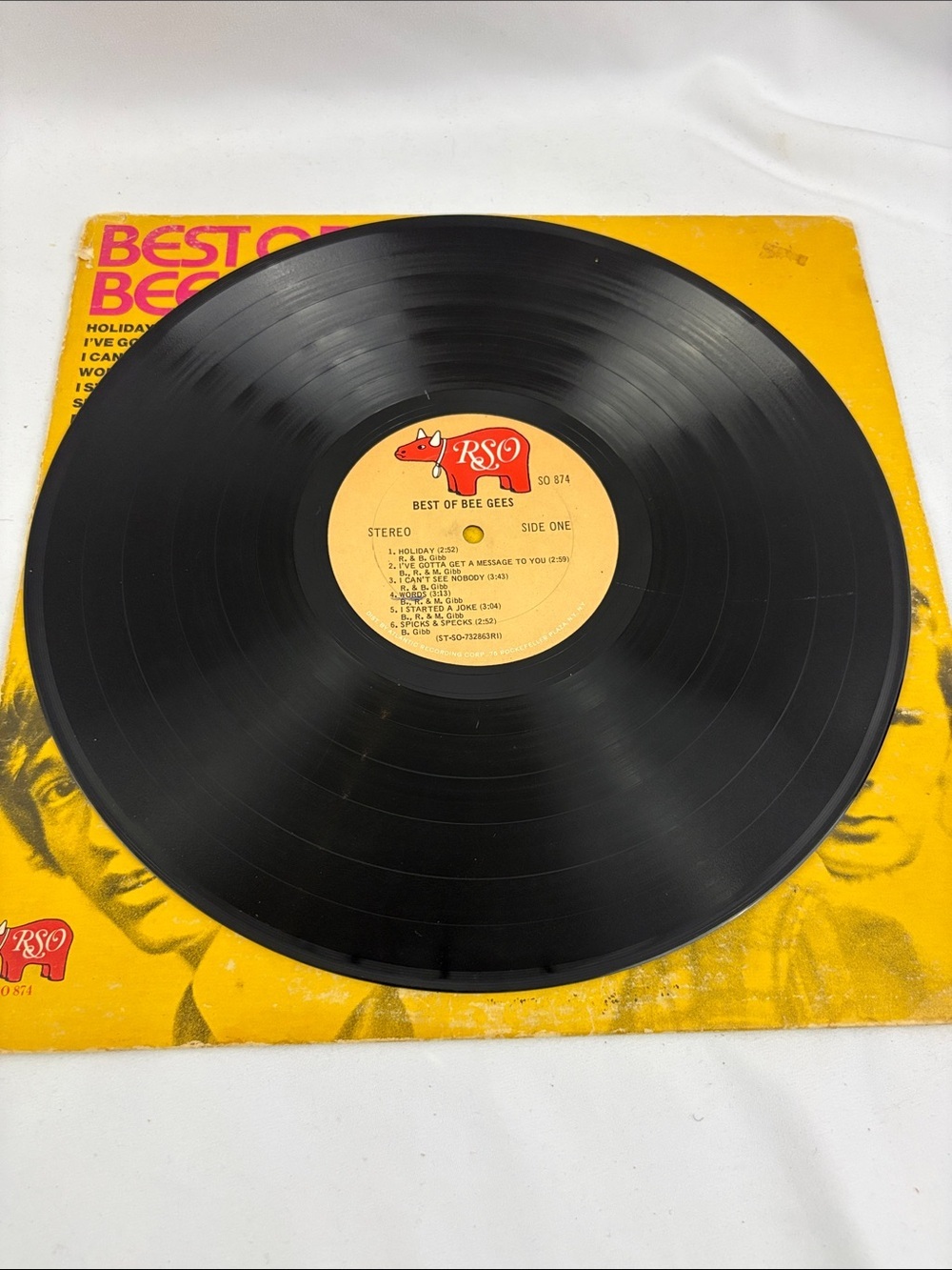 Best of The Bee Gees Original 1973 LP Vinyl Record Album - Stereo Recording - Picture 6 of 10